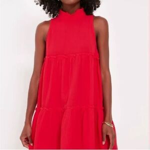Red Tuckernuck Pomander Place Swing Dress Size M